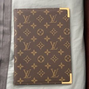 EUC Louis Vuitton notebook cover
